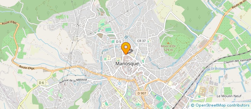 localisation de l'entreprise ZENITH à MANOSQUE