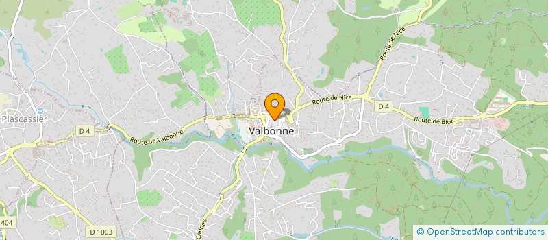 localisation de l'entreprise ZENITH  VALBONNE