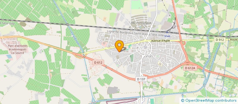 localisation de l'entreprise ZENITH  VIAS