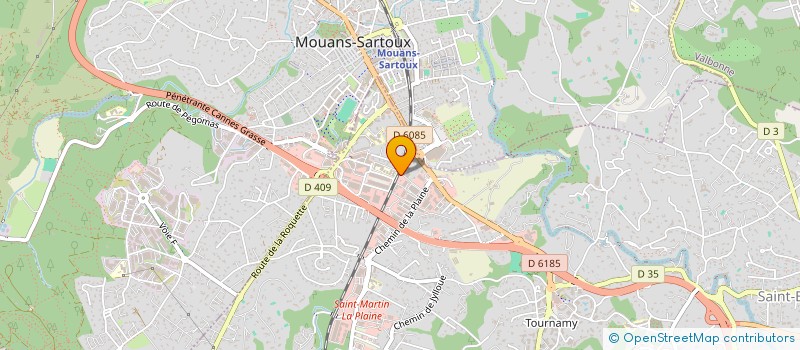 localisation de l'entreprise ZENITH AMBULANCE à MOUGINS