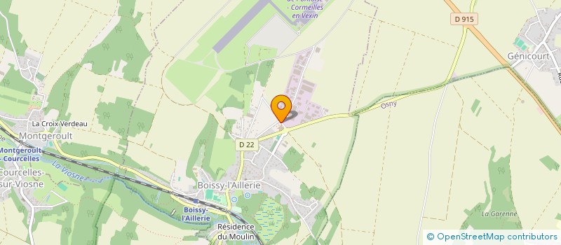 localisation de l'entreprise ZENITH DENTAL ASSOCIES  BOISSY-L'AILLERIE