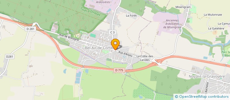 localisation de l'entreprise ZENITH DISCO CONNECT à OMBREE D'ANJOU