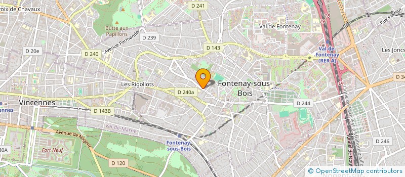 localisation de l'entreprise ZENITH ENERGIE à FONTENAY-SOUS-BOIS