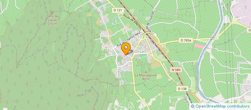localisation de l'entreprise ZENITH ENERGY à ORSAN