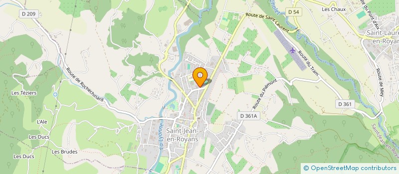 localisation de l'entreprise ZENITH EXPANSION  SAINT-JEAN-EN-ROYANS