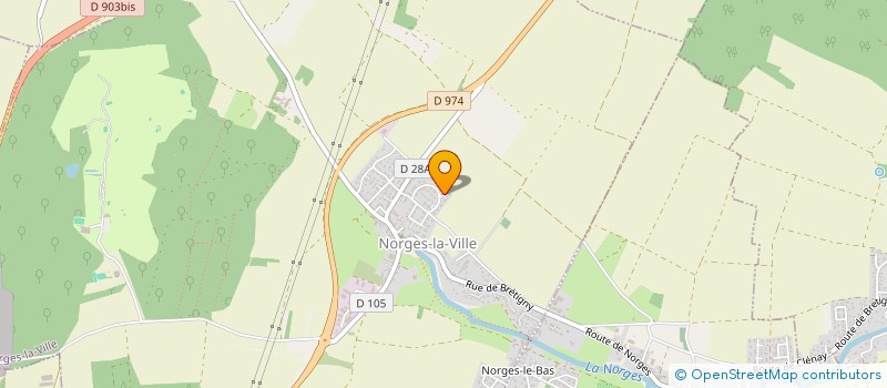 localisation de l'entreprise ZENITH FINEXPERT  NORGES-LA-VILLE