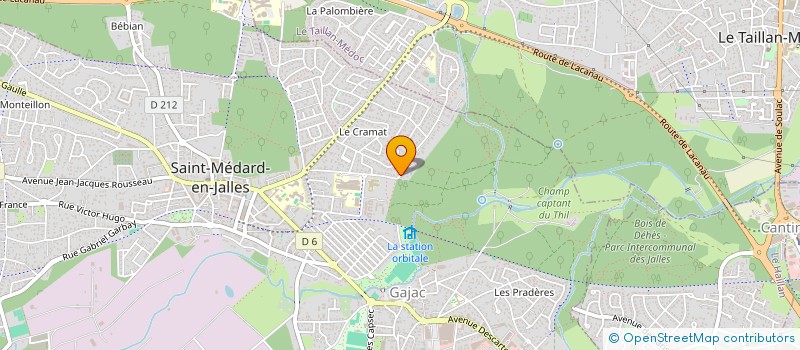 localisation de l'entreprise ZENITH IMMO  SAINT-MEDARD-EN-JALLES