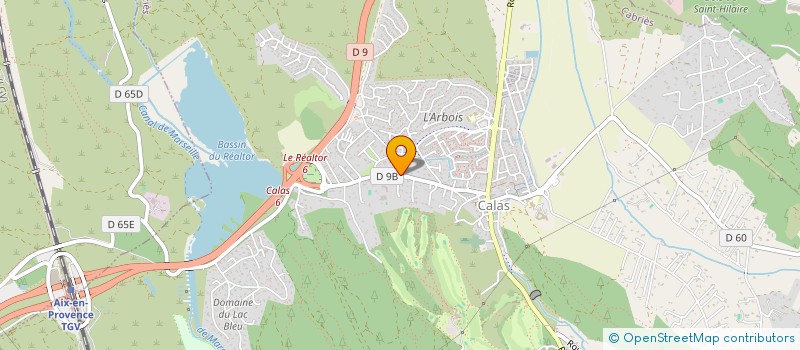 localisation de l'entreprise ZENITH IMMOBILIER  CABRIES