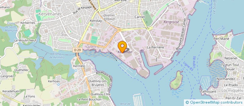 localisation de l'entreprise ZENITH LG à LORIENT