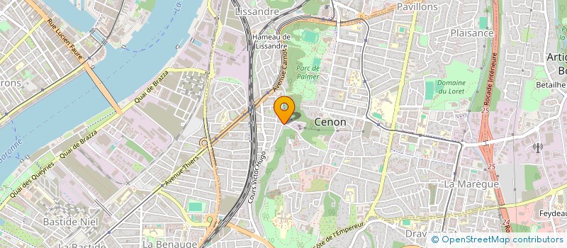 localisation de l'entreprise ZENITH NETTOYAGE  CENON