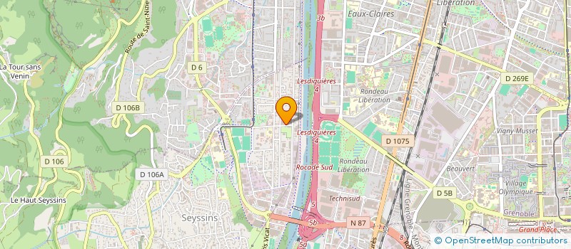 localisation de l'entreprise ZENITH PREVENTION à SEYSSINS