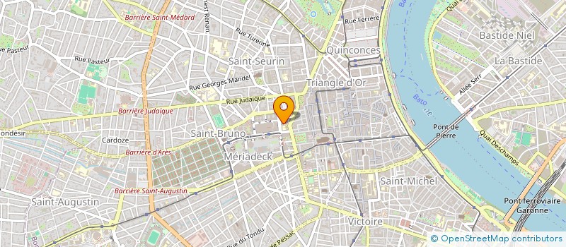 localisation de l'entreprise ZENITHIMMO à BORDEAUX