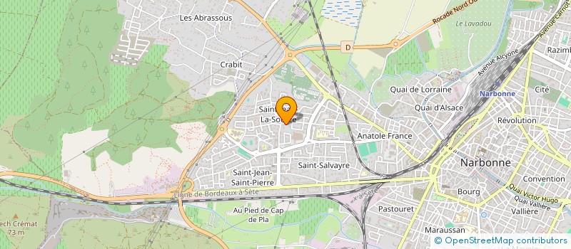 localisation de l'entreprise ZENITRAMIX  NARBONNE