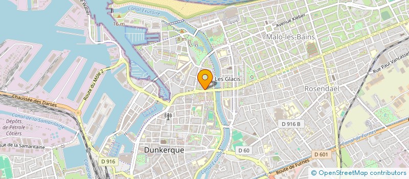 localisation de l'entreprise ZENITUDE à DUNKERQUE