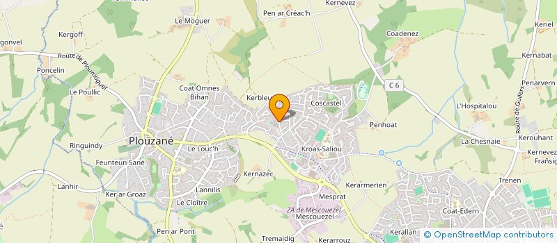 localisation de l'entreprise ZENITUDE  PLOUZANE