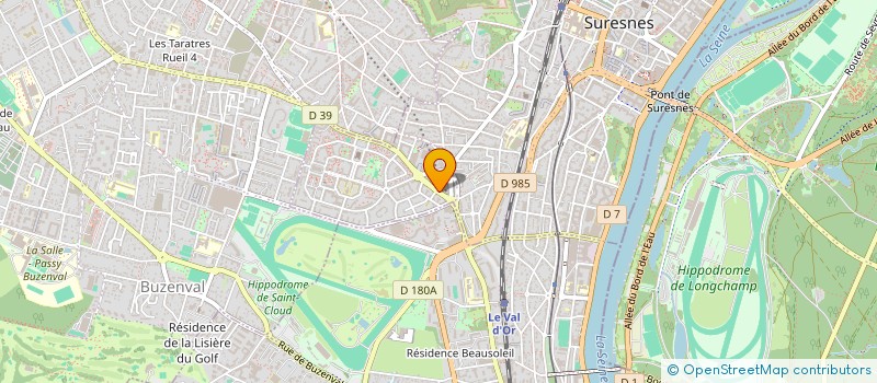 localisation de l'entreprise ZENITUDE à SURESNES