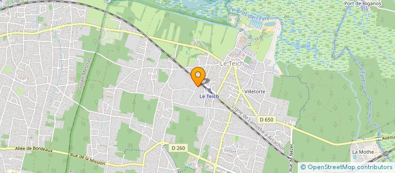 localisation de l'entreprise ZENITUDE  LE TEICH