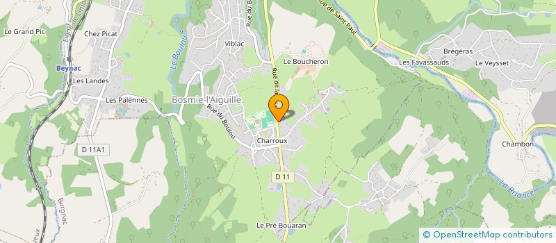 localisation de l'entreprise ZENITUDE  BOSMIE-L'AIGUILLE