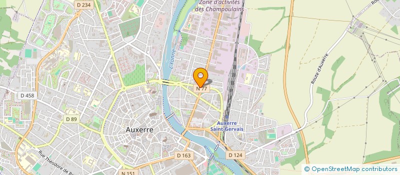 localisation de l'entreprise ZENITUDE à AUXERRE