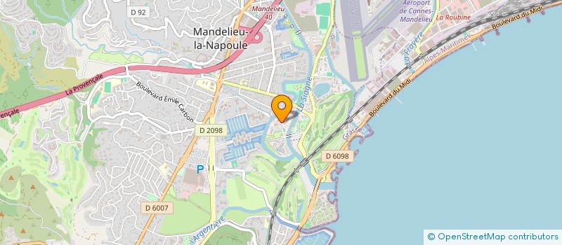 localisation de l'entreprise ZENITUDE CANNES-MANDELIEU à MANDELIEU-LA-NAPOULE