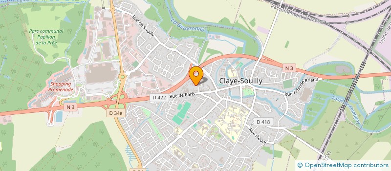 localisation de l'entreprise ZENITUDE CARAIBES  CLAYE-SOUILLY