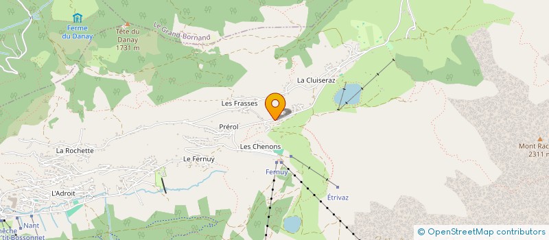 localisation de l'entreprise ZENITUDE SAJ à LA CLUSAZ