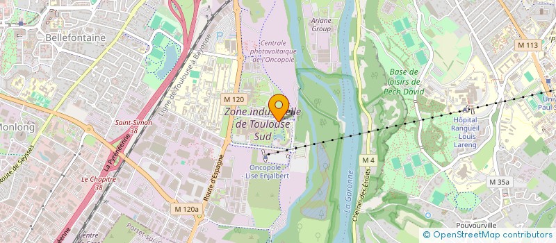 localisation de l'entreprise ZENITUDE TOULOUSE FLUVIA à TOULOUSE