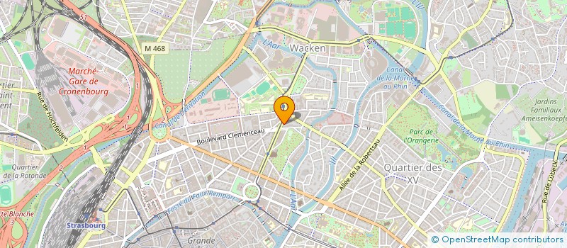localisation de l'entreprise ZENITY DESIGN à STRASBOURG