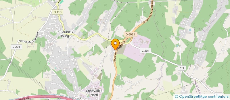 localisation de l'entreprise ZENKY  COULOUNIEIX-CHAMIERS