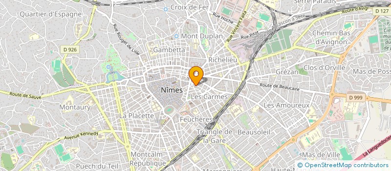 localisation de l'entreprise ZENLEAF  NIMES