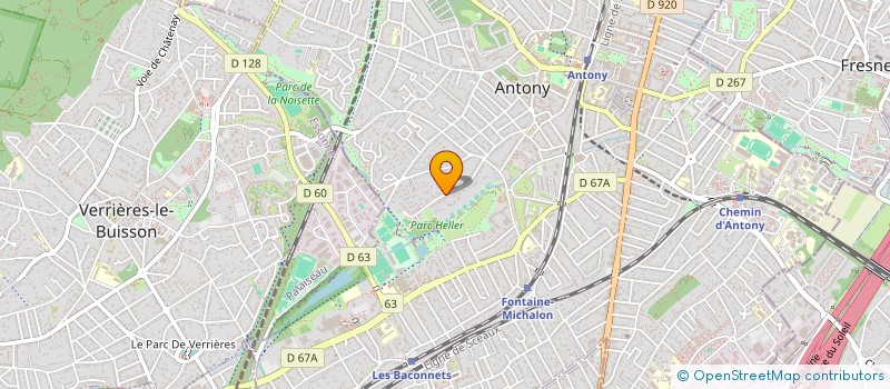 localisation de l'entreprise ZENLOVE à ANTONY