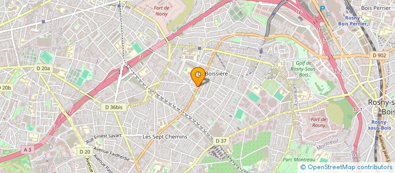 localisation de l'entreprise ZENMOVE à MONTREUIL