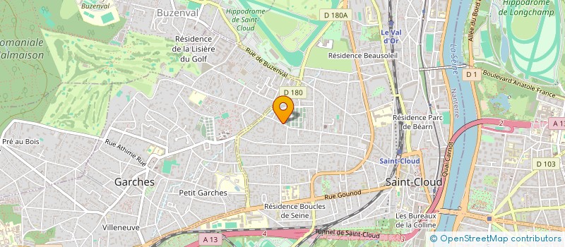 localisation de l'entreprise ZENNITH à SAINT-CLOUD