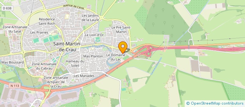 localisation de l'entreprise ZENNOUH ET FILS à SAINT-MARTIN-DE-CRAU