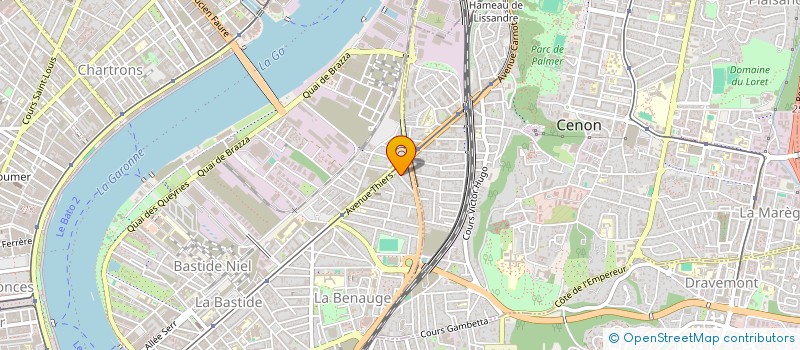 localisation de l'entreprise ZENO BAT  BORDEAUX