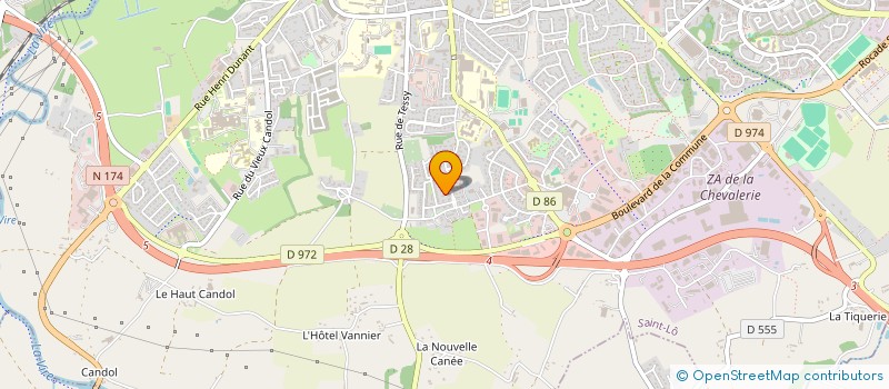 localisation de l'entreprise ZENO LABS  SAINT-LO