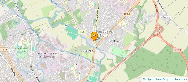 localisation de l'entreprise ZENOA  PONT-SAINTE-MARIE