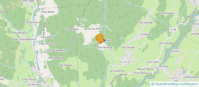 localisation de l'entreprise ZENOLIE  BURDIGNIN