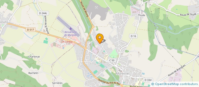 localisation de l'entreprise ZENON  MORESTEL