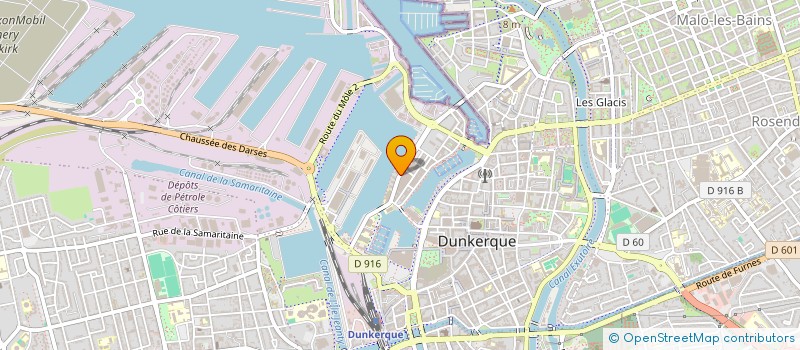 localisation de l'entreprise ZENOU-BRUN à DUNKERQUE