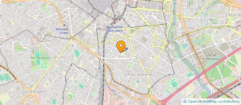 localisation de l'entreprise ZENOUDA à MONTPELLIER