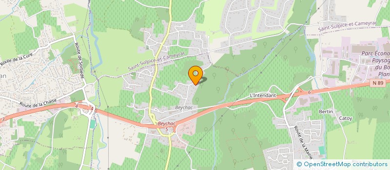 localisation de l'entreprise ZENOUDA CHRISTINE ET PIERRE INDIVISION  BEYCHAC-ET-CAILLAU