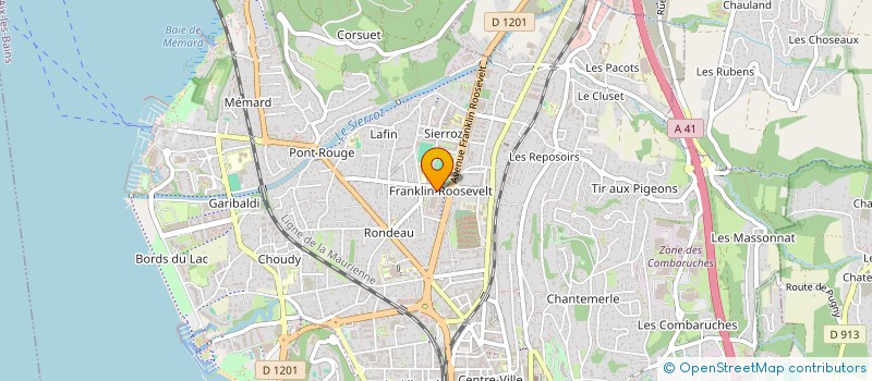 localisation de l'entreprise ZENOVIA  AIX-LES-BAINS