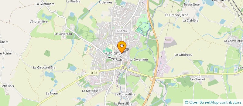 localisation de l'entreprise ZENPROTECT SELF DEFENSE  AUBIGNY-LES CLOUZEAUX