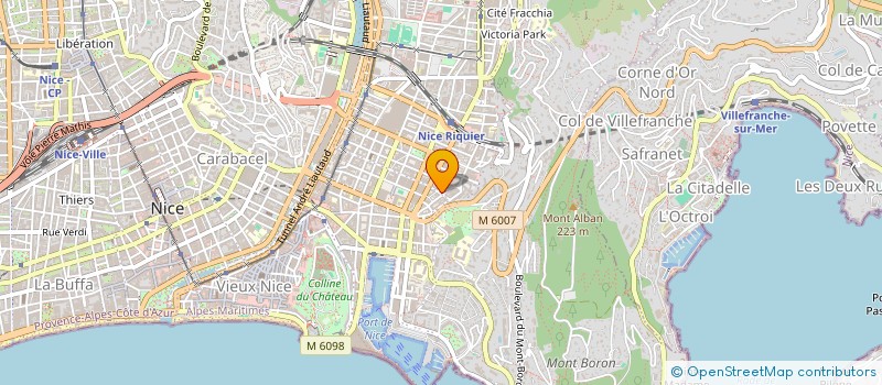 localisation de l'entreprise ZENRIDE VTC à NICE