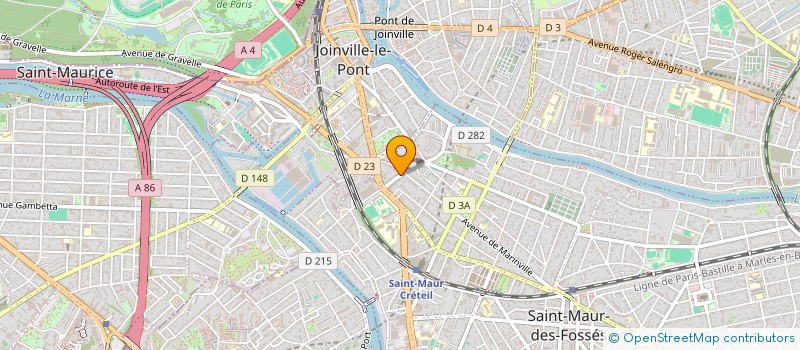 localisation de l'entreprise ZENSQL à SAINT-MAUR-DES-FOSSES