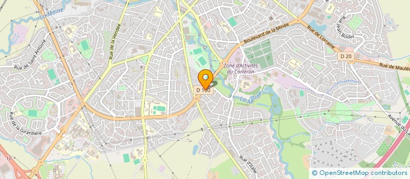 localisation de l'entreprise ZENTO à CHOLET