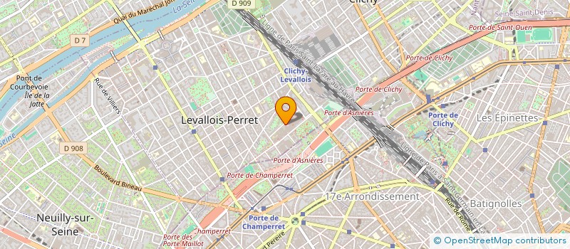 localisation de l'entreprise ZENTRANSCOM à LEVALLOIS-PERRET