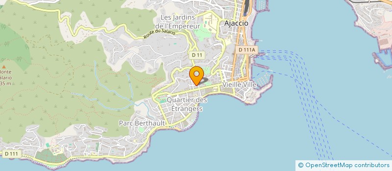 localisation de l'entreprise ZENTURIOPHARM  AJACCIO