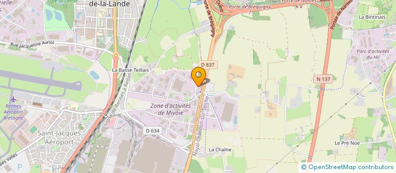 localisation de l'entreprise ZENUSS  SAINT-JACQUES-DE-LA-LANDE
